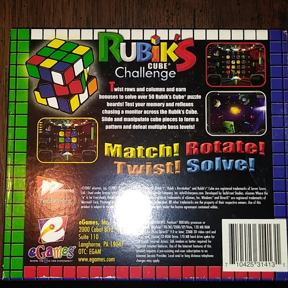 eGames rubik cube